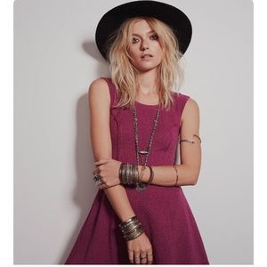 Free People Fit and Flare Dress XS